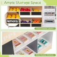 Load image into Gallery viewer, Kids Grocery Store Playset Wooden Pretend Play Supermarket with Shopping Cart
