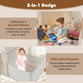 Load image into Gallery viewer, Kids Play Tent with Playpen 2-in-1 Toddler Playhouse with Yard