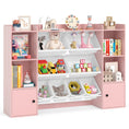 Load image into Gallery viewer, Kids Toy Storage and Bookshelf with Boxes and Open Shelves