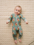 Load image into Gallery viewer, Bamboo Zip Romper | Merry Bear
