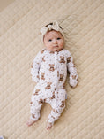 Load image into Gallery viewer, Bamboo Zip Romper | Cute Bear