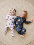 Load image into Gallery viewer, Bamboo Zip Romper | Bear Vibes