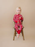 Load image into Gallery viewer, Bamboo Zip Romper | Red Bows