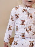 Load image into Gallery viewer, Bamboo Zip Romper | Cute Bear
