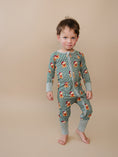 Load image into Gallery viewer, Bamboo Zip Romper | Merry Bear