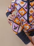 Load image into Gallery viewer, Bamboo Zip Romper | Ghost Whimsy