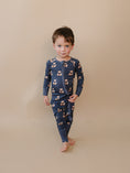 Load image into Gallery viewer, Bamboo Zip Romper | Bear Vibes
