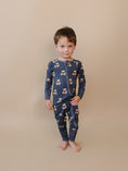 Load image into Gallery viewer, Bamboo Zip Romper | Bear Vibes