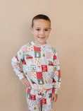 Load image into Gallery viewer, Jogger Set | Christmas Patchwork