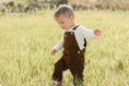 Load image into Gallery viewer, Brown Corduroy Overalls