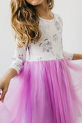 Load image into Gallery viewer, Lilac Unicorn Dream L/S Tutu Dress