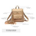 Load image into Gallery viewer, Petit Diaper Bag Latte Brown