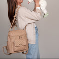 Load image into Gallery viewer, Petit Diaper Bag Latte Brown