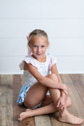 Load image into Gallery viewer, Pastel Floral Skirted Leotard