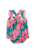 Load image into Gallery viewer, LUAU FLORAL CROSS BACK ROMPER