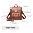 Load image into Gallery viewer, Petit Diaper Bag Caramel
