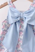 Load image into Gallery viewer, BLUE FLORAL BOW SET