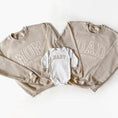 Load image into Gallery viewer, Neutral Custom Embroidered Matching Family Outfits for Mom, Dad and Baby