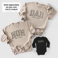 Load image into Gallery viewer, Neutral Custom Embroidered Matching Family Outfits for Mom, Dad and Baby