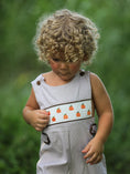 Load image into Gallery viewer, Fall Halloween & Thanksgiving Pumpkin Smock Embroidered Boys Romper