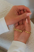 Load image into Gallery viewer, "Mama" Charm Keychain – 18K Gold Plated