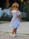 Load image into Gallery viewer, Fall Floral Smocked Girls Dress
