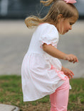 Load image into Gallery viewer, Back To School Girls' Apple Applique Set with Pockets