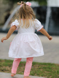 Load image into Gallery viewer, Back To School Girls' Apple Applique Set with Pockets