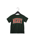 Load image into Gallery viewer, MERRY Varsity Kids Tee