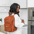 Load image into Gallery viewer, Signature Diaper Bag Caramel