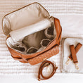 Load image into Gallery viewer, Signature Diaper Bag Caramel