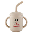 Load image into Gallery viewer, Silicone Sippy Cup - Santa's Favorite