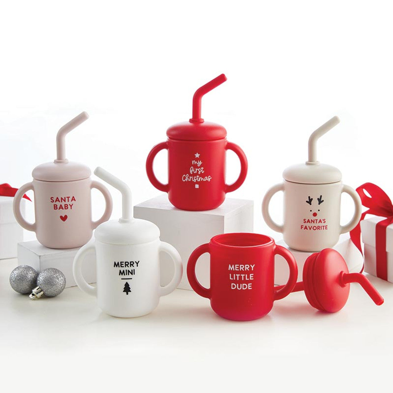 Silicone Sippy Cup - Merry Little Dude