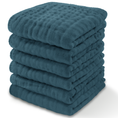 Load image into Gallery viewer, Muslin Washcloths  in Neptune