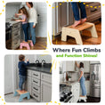 Load image into Gallery viewer, 1-Step Wooden Stool for Kids