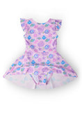 Load image into Gallery viewer, Ocean Friends Flutter Sleeve Twirl Swimsuit