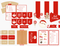 Load image into Gallery viewer, Red & White Hot Cocoa Dramatic Play Printables