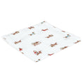 Load image into Gallery viewer, Swaddle Blanket - Plush Dog Rattle