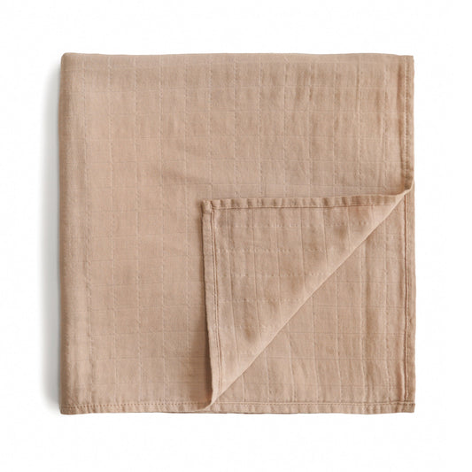 Organic Cotton Muslin Swaddle Blanket