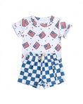 Load image into Gallery viewer, Cargo Shorts Set | Patriotic Vibes