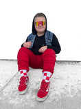Load image into Gallery viewer, Red + White Checker