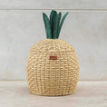 Load image into Gallery viewer, Pineapple Rattan Storage Basket Natural - Medium