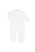 Load image into Gallery viewer, Pink Pumpkin Patch Zipper Footie