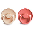 Load image into Gallery viewer, FRIGG Daisy Natural Rubber Pacifier 2-Pack