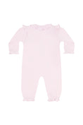 Load image into Gallery viewer, Pink Pumpkin Patch Embroidered Romper LS