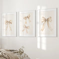 Load image into Gallery viewer, Trendy Aesthetic Bows Nursery Wall Art Set Poster