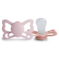 Load image into Gallery viewer, FRIGG Butterfly Anatomical Silicone Pacifier 2-Pack (6-18 Months)