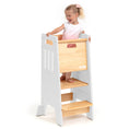 Load image into Gallery viewer, Standing Toddler Tower with Sliding Safety Door