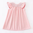 Load image into Gallery viewer, Baby Girls Strawberry Embroidered Plaid Smocked Dress
