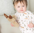 Load image into Gallery viewer, Swaddles with Plush Rattle - Woodland